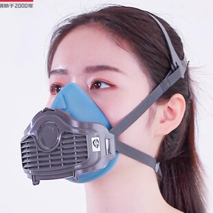 思创硅胶防尘口罩防雾霾打磨木工煤矿工作工业粉尘骑行男女口罩