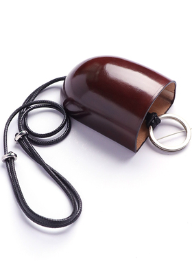 lem@ire风格牛皮钥匙挂包马蹄包鼠标包车钥匙包盒手工挂脖配饰