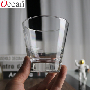 Ocean宽口杯子冰球杯厚底威士忌杯酒吧古典烈酒杯商用鸡尾酒杯子