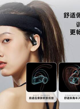 挂耳式蓝牙耳机可插卡TF卡运动跑步无线MP3降噪高音质男女通用款
