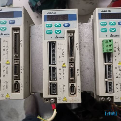 【佳诚】拆机台达ASDA-AB驱动器，750W无测试条件，主回路好，【
