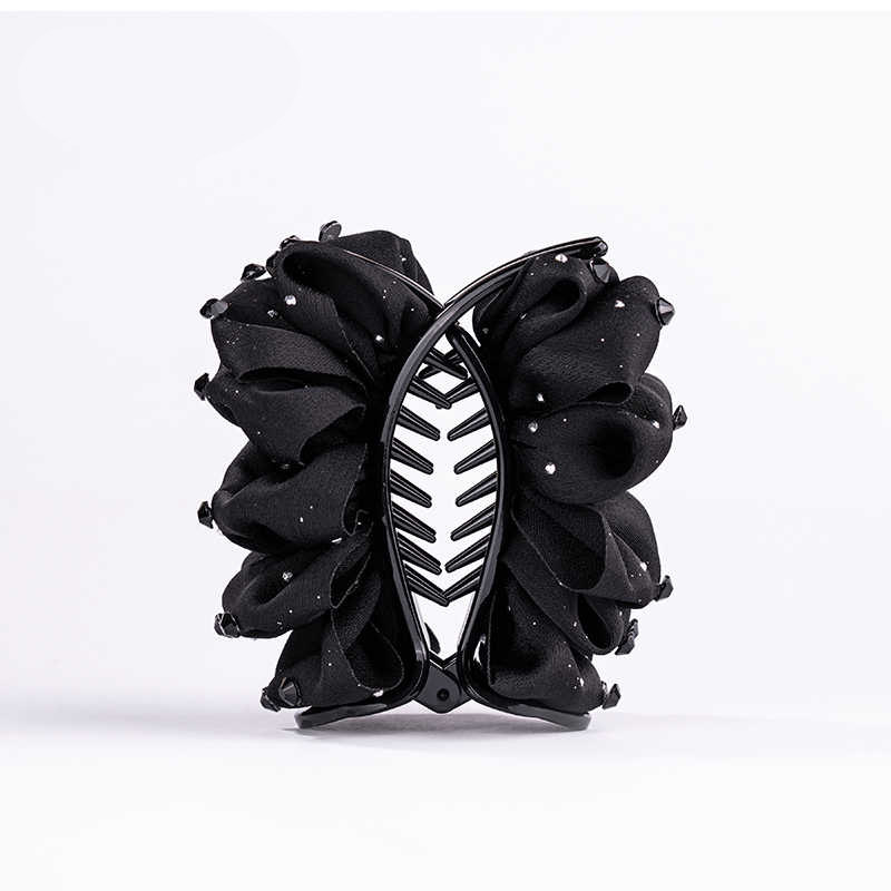 巴黎王妃路易斯丸子头抓夹女黑色泡泡发夹高级感后脑勺马尾夹发卡,饰品/流行首饰/时尚饰品新,发饰,淘宝优惠券,粉丝福利购,淘宝优惠卷