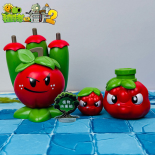 植物大战僵尸2玩具苹果迫击炮追击炮桑葚爆破手回旋镖冰西瓜投手3