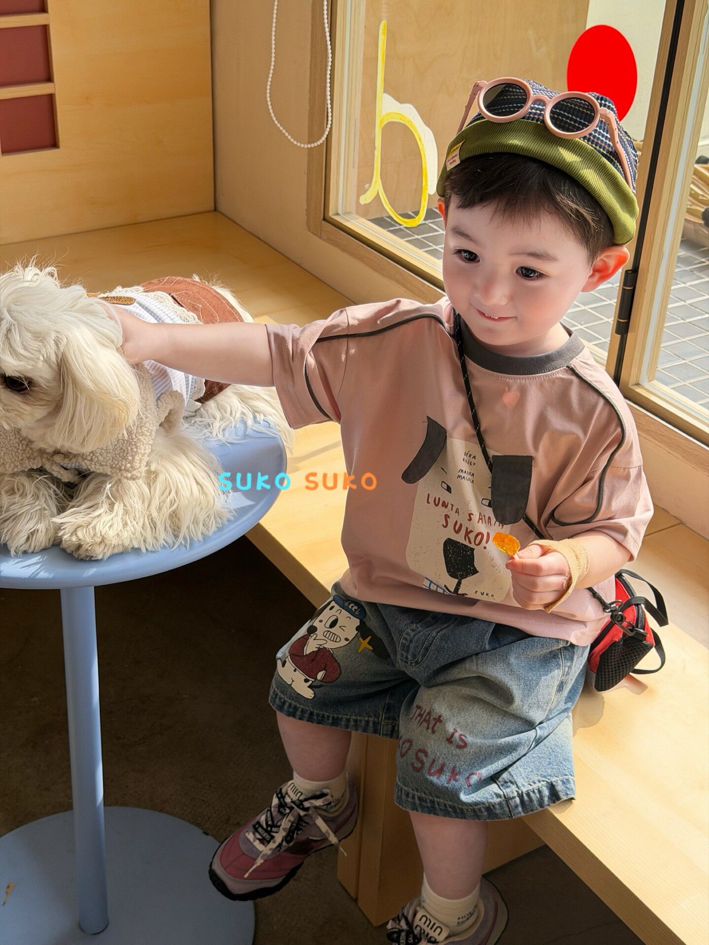 小南瓜kids 2026夏季新款儿童韩版卡通印花短袖T恤男女童半袖上衣
