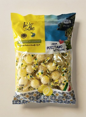 开市客代购 perle DI sole意大利进口柠檬味糖果700g