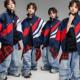 儿童街舞演出服嘻哈宽松夹克bboy套装 练习生男童hiphop团体表演服