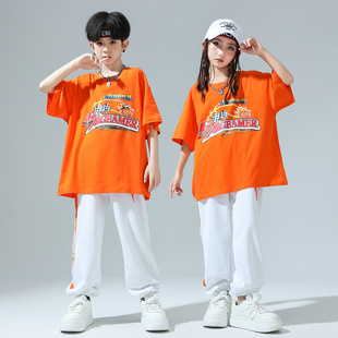 春季小学生运动会方队队服儿童街舞男女童嘻哈HIPHOP团体表演服装