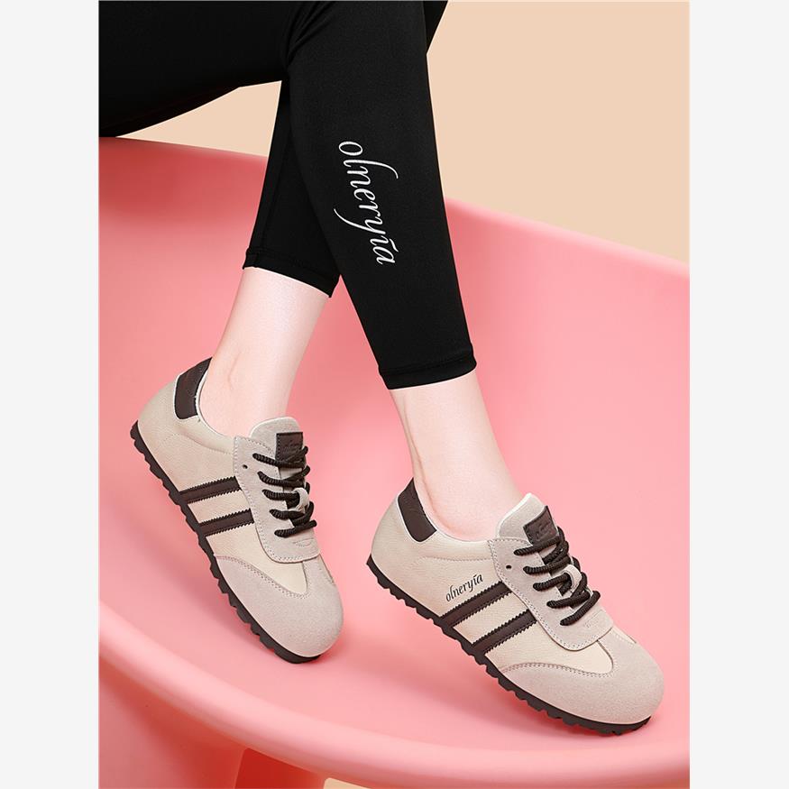 真皮勃肯鞋女鞋2025年秋