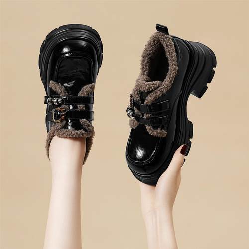 正品加绒乐福鞋2025年新