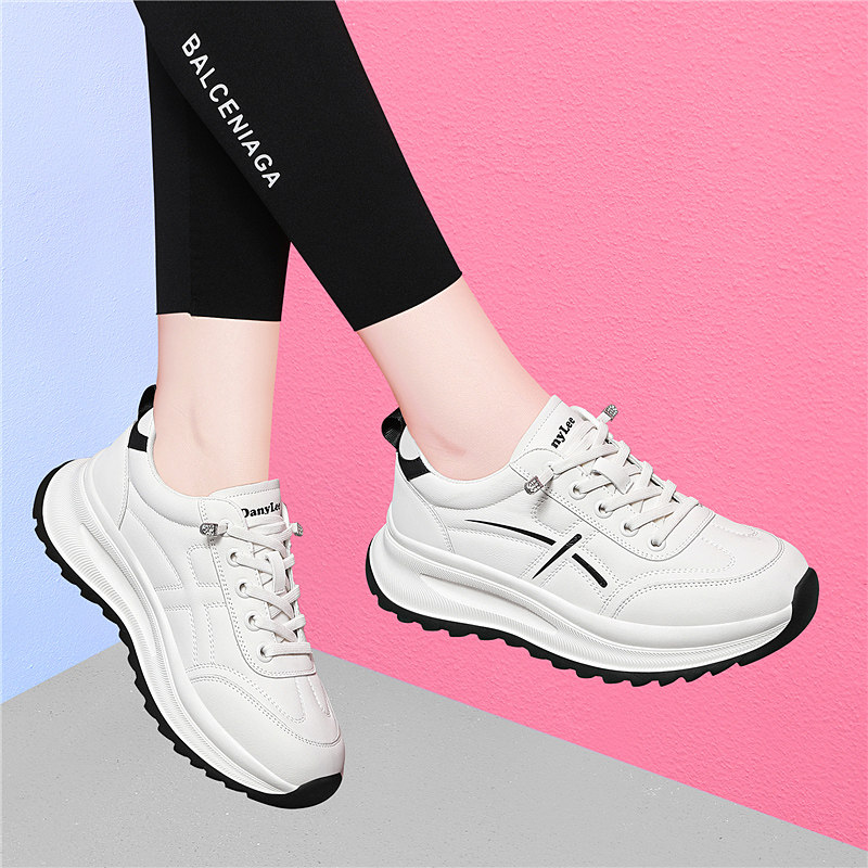 软底舒适小白鞋女2025秋