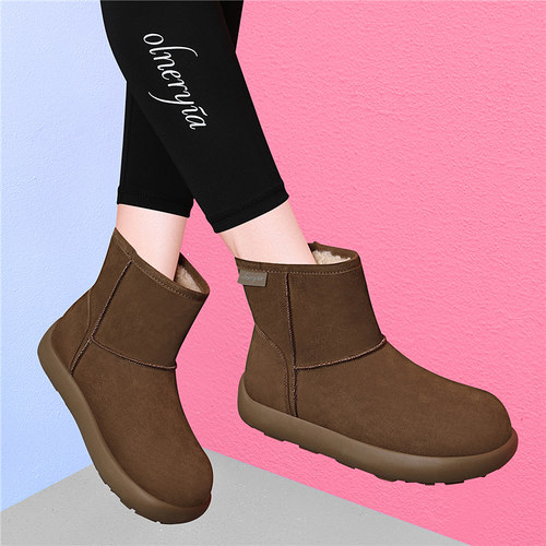 品牌东北雪地靴女款2025