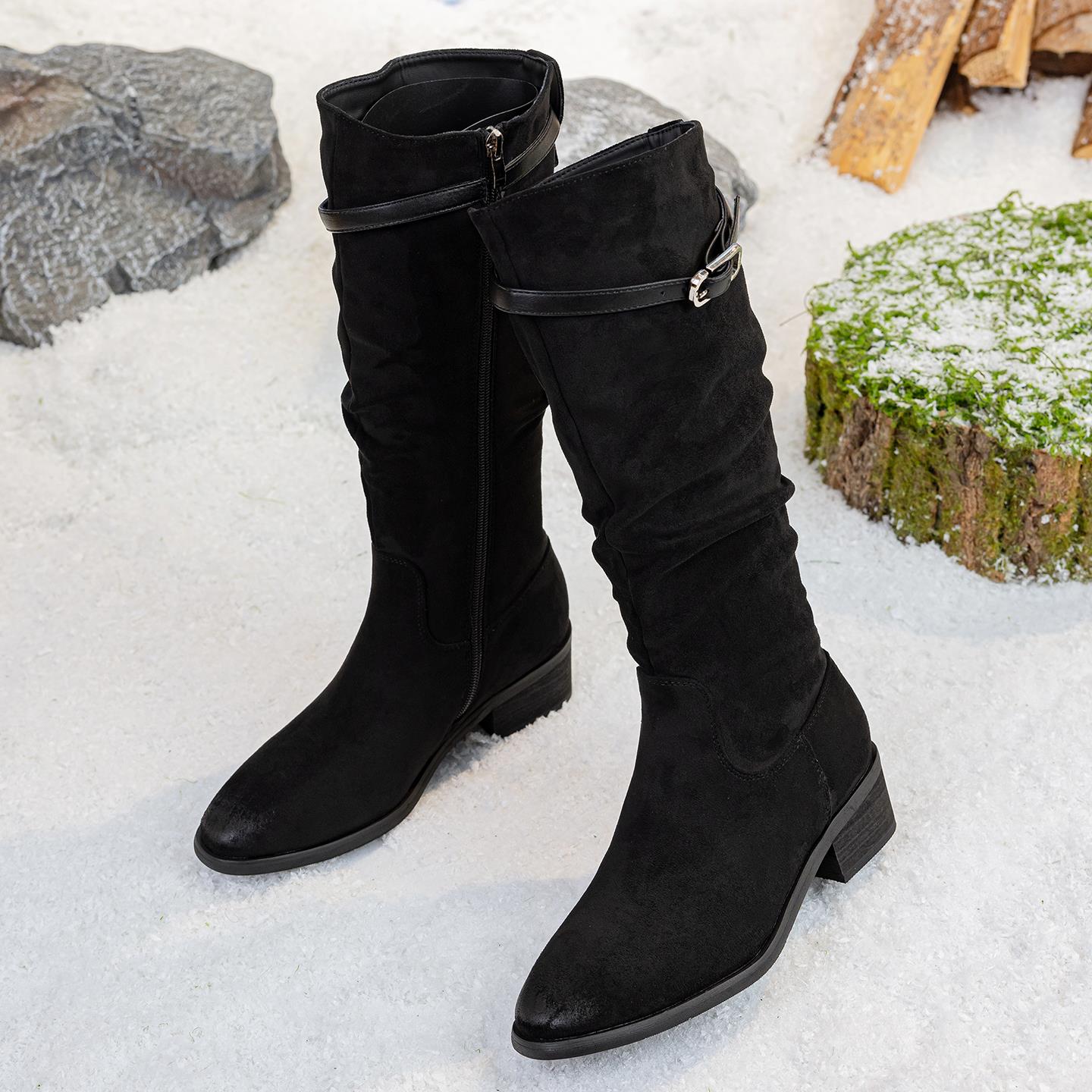 长筒靴女2025年新款春秋