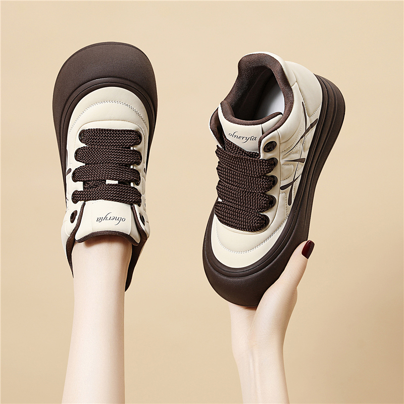 加绒丑萌大头鞋女2025冬