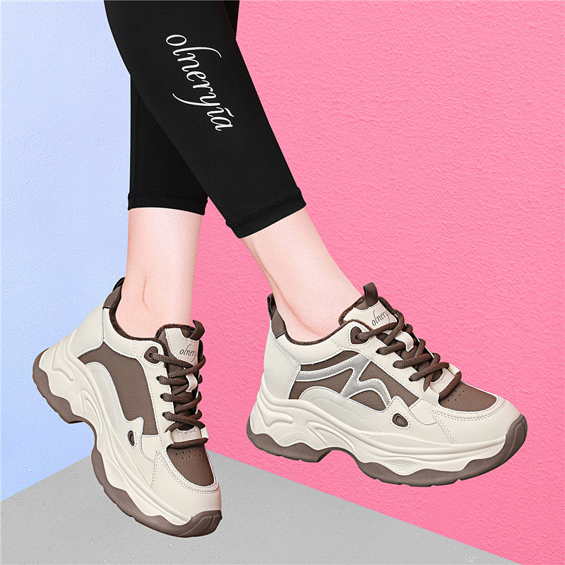 真皮老爹鞋厚底休闲鞋202