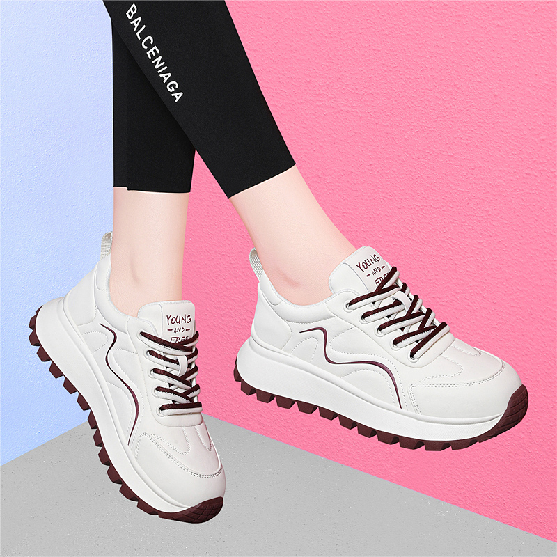 真皮超轻系带阿甘鞋女202