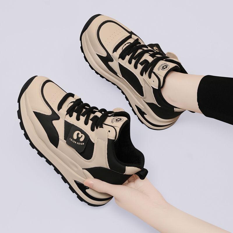 加绒老爹鞋女款2025新款