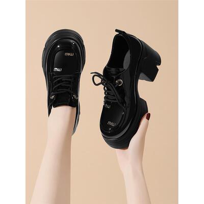 黑色小皮鞋女2026新款春