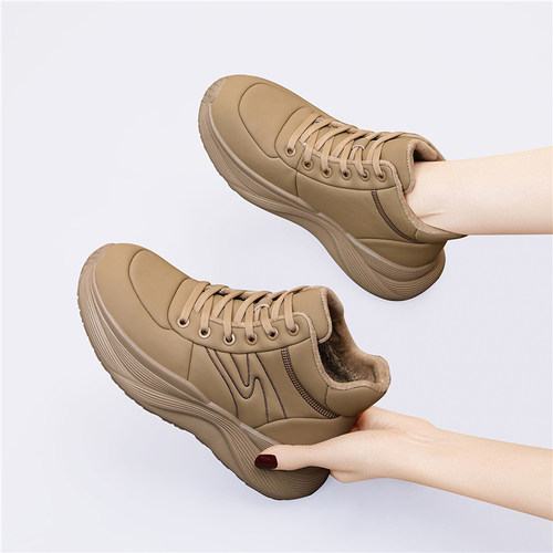 厚底高帮鞋女休闲鞋2025