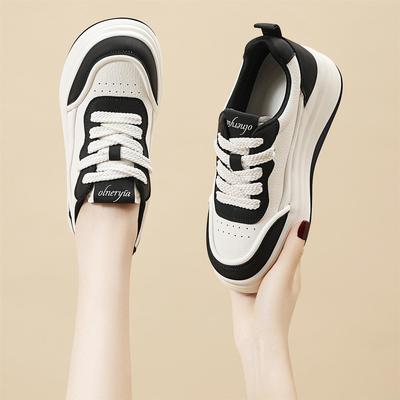 厚底小白鞋女2025新款春