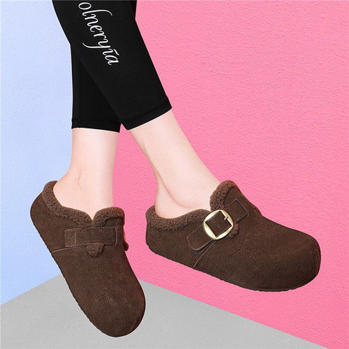 品牌真皮勃肯鞋子女2025