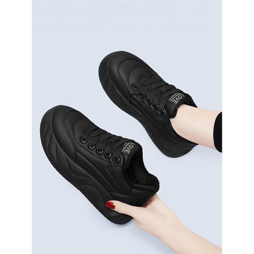 厚底面包鞋女款秋冬季202