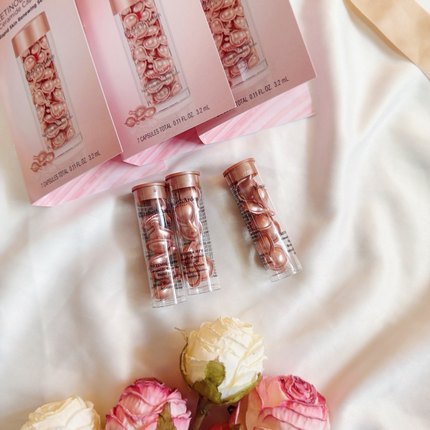 伊丽莎白雅顿时空焕活胶囊精华 粉胶金胶7粒