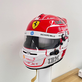 适用于定制法拉利创意夺冠头盔卡丁车赛车头盔贴纸定制包贴好