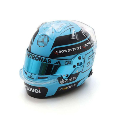 适用于 梅赛德斯-AMG 马石油车队 F1 2025 赛季头盔 复制头盔贴纸