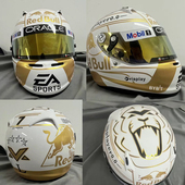 适用于定制ARAI BELL创意夺冠头盔卡丁车赛车头盔贴纸定制包贴好