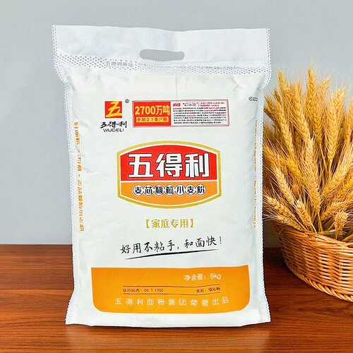 五得利面粉10斤麦芯颗粒粉5kg