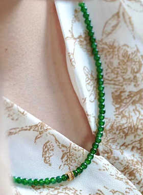 原创设计天然冰透帝王绿