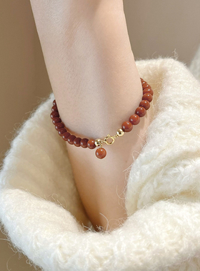 《柿子红了》天然南红玛