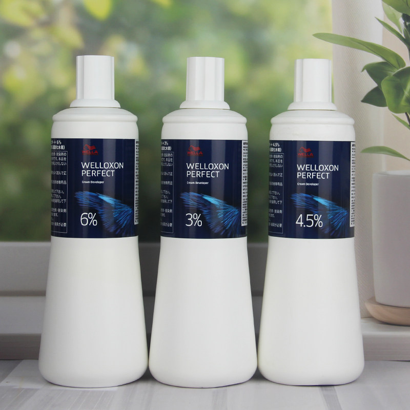 进口威娜可丽丝双氧乳6%盖白发9%染浅2-3度12%染浅3-4度