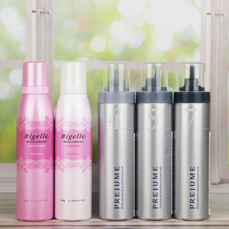 日本Milbon玫丽盼咔乐姿造型摩丝卷发保湿护卷定型457号泡沫发蜡