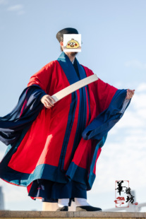 华韵坊【定制】三台衣 红经衣  传统服饰