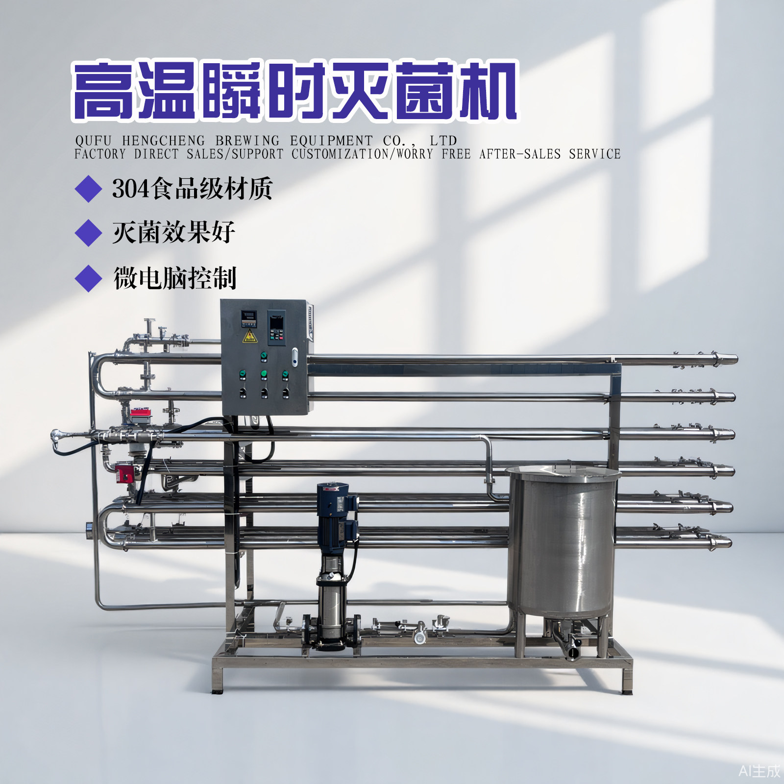 304/316不锈钢黄酒灭菌机 酿酒高温杀菌加热冷却设备 蒸汽灭菌器,机械设备,消毒灭菌设备,淘宝优惠券,粉丝福利购,淘宝优惠卷