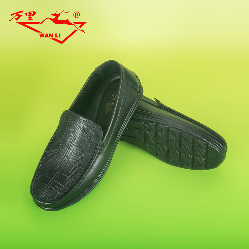 万里平底商务休闲简约男鞋