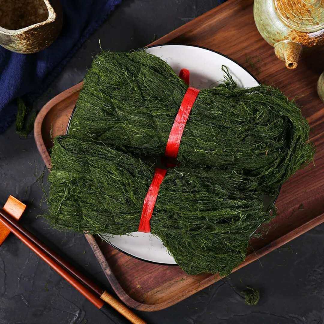 宁波特产新鲜野生海苔条100g精品苔菜炒花生米苔条干净无沙海鲜
