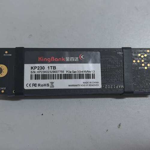 议价金 M.2 KP 230 1TB 带散热马甲 很