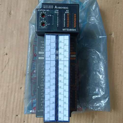 议价三菱AX80Y80C输入输出模块，DC12/24V，原装拆机