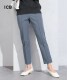 款 修身 休闲裤 下装 ICB日系春季 商场同款 通勤职业OL混纺锥型九分裤