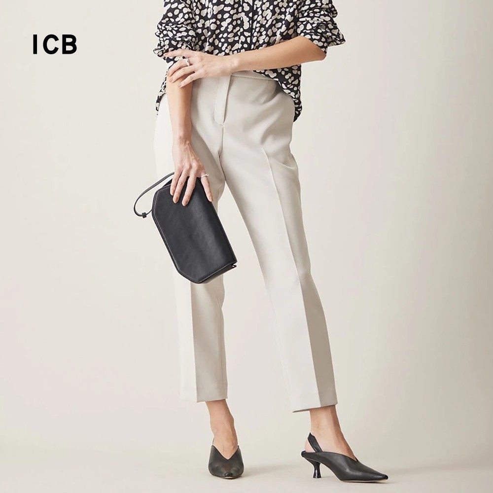 ICB日系秋季通勤职业OL纯色锥形九分裤休闲修身裤下装商场同款,女装/女士精品,休闲裤,淘宝优惠券,粉丝福利购,淘宝优惠卷