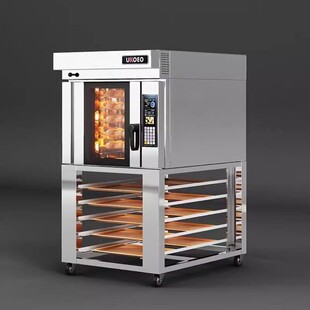 UKOEO高比克专业商用9A五盘旋转风炉烤箱带底架 全店定制 大型套装