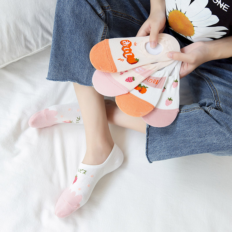 袜子女船袜浅口夏季薄款网眼
