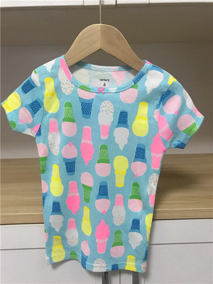 童装美国休闲风短袖t恤特价清仓