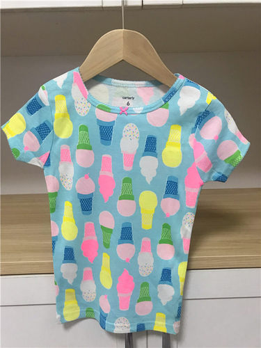 童装美国休闲风短袖t恤特价清仓