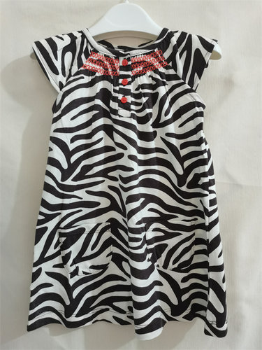 2岁特价清仓 美国卡特正品carters 夏季 纯棉洋气短袖连衣裙女童