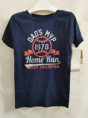 4-7岁断码清仓美国卡特正品carters 夏季 男纯棉卡通短袖T恤上衣