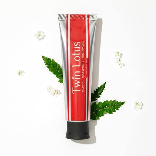 双莲泰国进口植物抗敏感美白牙膏