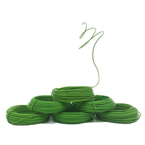 园艺造型铁丝花架支架diy制作材料蟹爪兰围圈包塑铁丝爬藤牵引绳